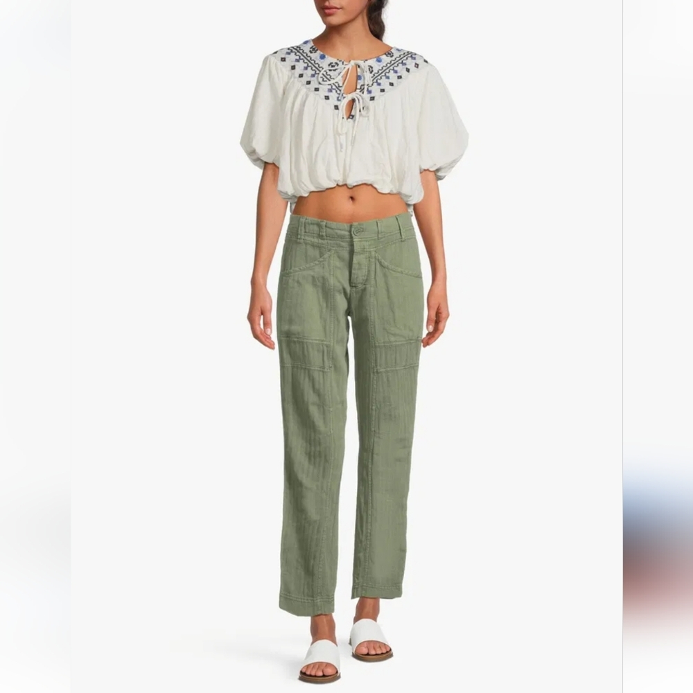 Free People Big Hit Slouch Pants, Dusty Rose, XS NWT